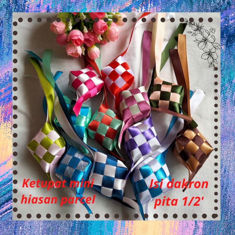

Ketupat Pita Mini Satin Kotak