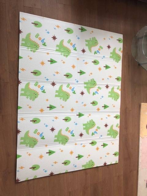 Playmate Premium Anak Bayi Lipat Tebal1cm double pad (bonus tas) (playmate tikar busa)-8