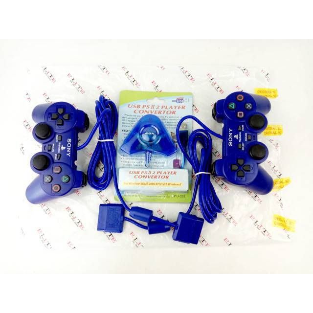 STIK PS2 ELITE ORI FULL SET / JOYSTICK PS2 OP ORIGINAL KOMPLIT