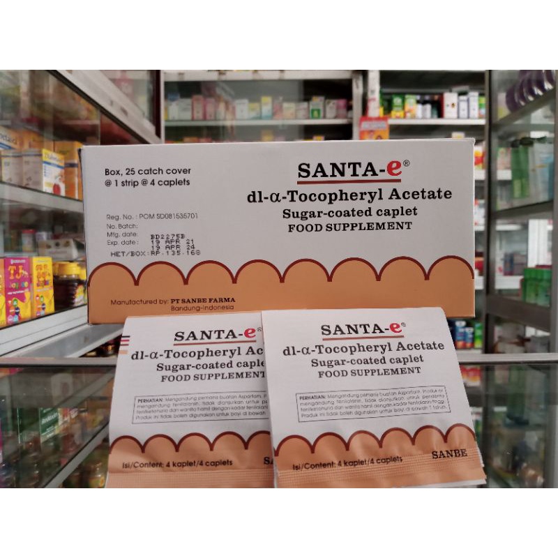 SANTA-E 1 STRIP @4 TABLET - ED 12/2024