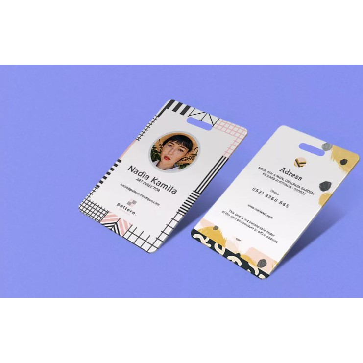 

Id card bahan pvc laser tebal dan murah