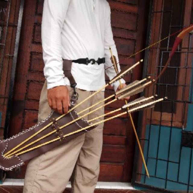 Prabu Quiver tas arrow anak panah kulit