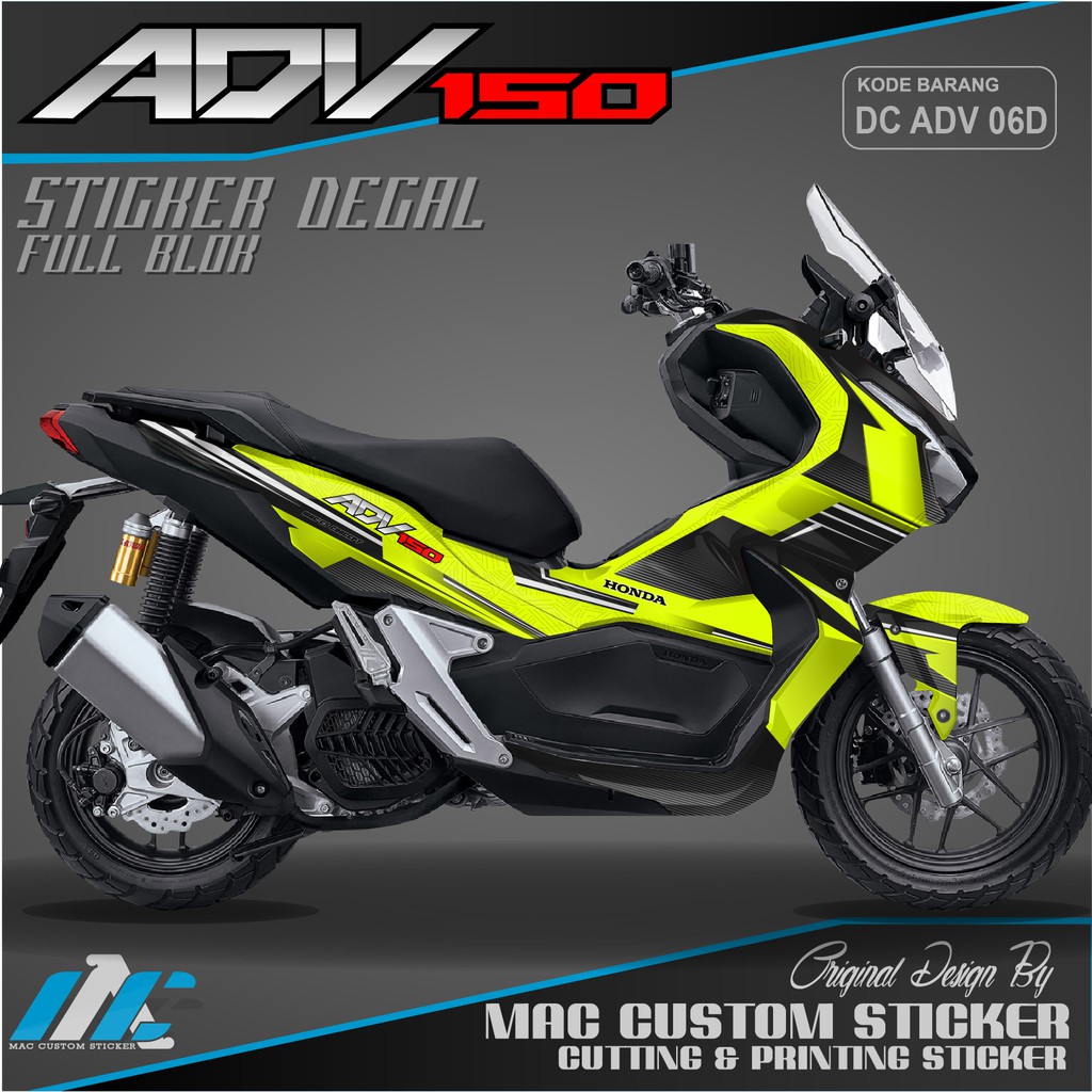 Decal Full Blok Honda Adv Dc Adv 06 Shopee Indonesia