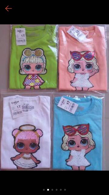 Kaos LOL (non LED) size 1,2,3,4,5 (1-5th)