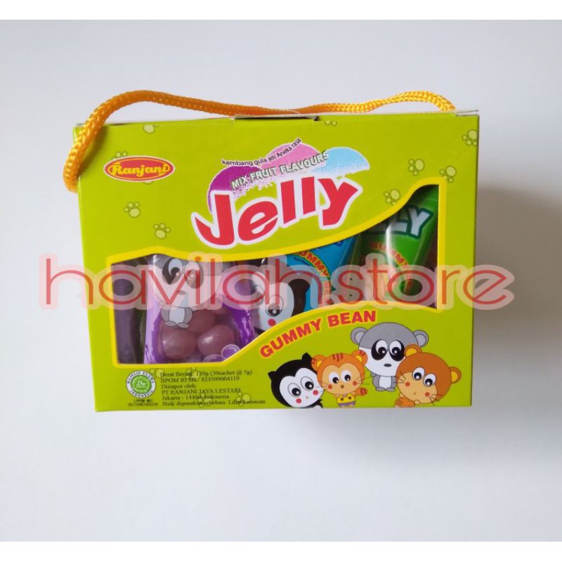 

Jelly Gummy Bean Aneka Rasa 30 x 5gr