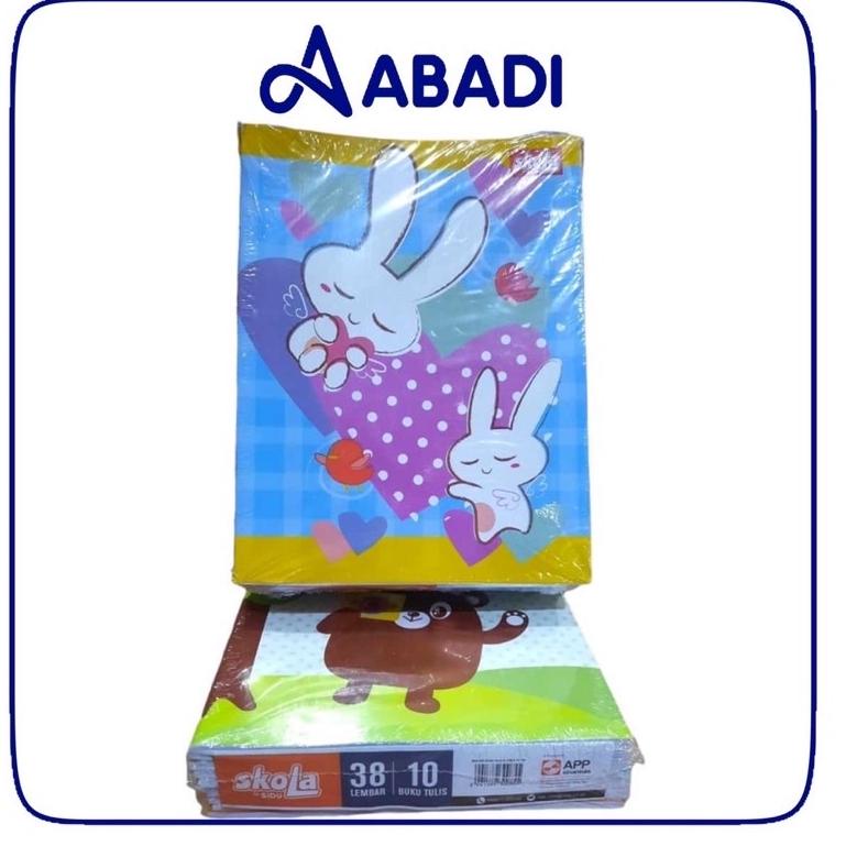 

(H9E9) Buku Tulis SKOLA 38 & 58 Tulis by SIDU | Grosir 1pak = 10pcs //Big@promo