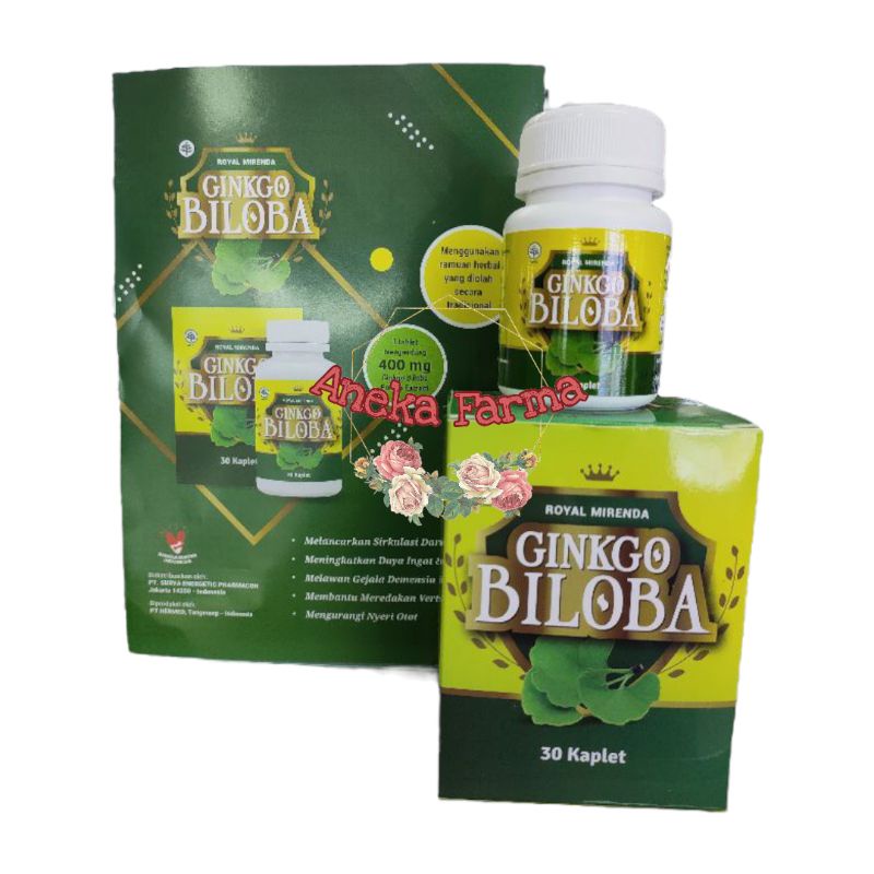 Ginkgo Biloba Royal Mirenda isi 30 kaplet