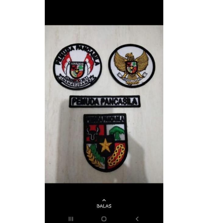Banyak Dipakai.. BORDIR TIMBUL PEMUDA PANCASILA