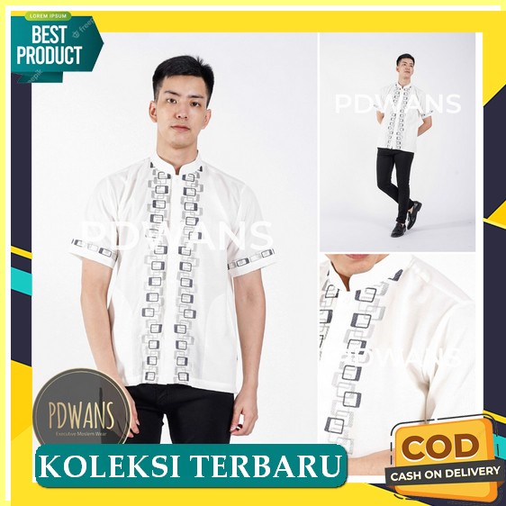 95 Jrj- Baju Koko Katun Lengan Panjang Dewasa Size Standar & Big Size Eceran Grosir Orang Tua Bapak 