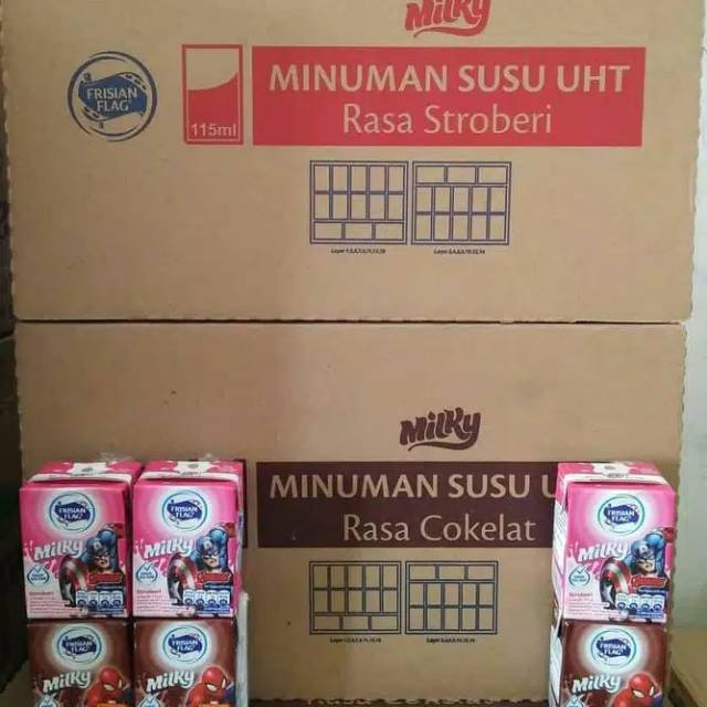 

Susu Frisian Flag UHT Karton / Susu Bendera UHT Karton