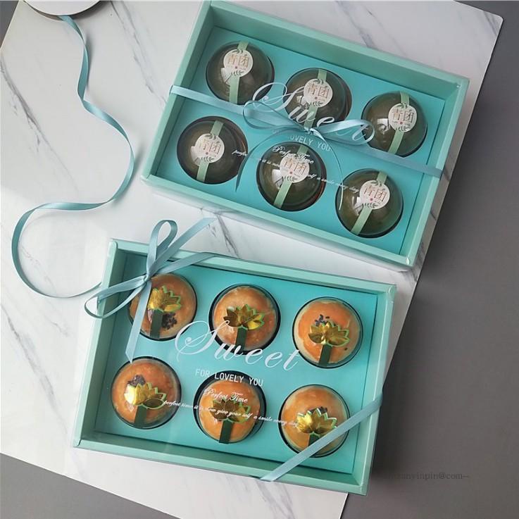 

Ready Mooncake Box Dome 6 Sweet Blue/Pink with paperbag (SET) dus kue bulan packaging moon cake cantik Kualitas Terjamin