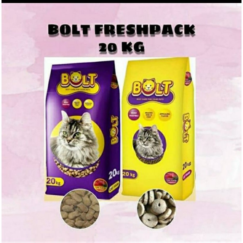 Bolt Cat Ikan 20kg Makanan Kucing 20kg