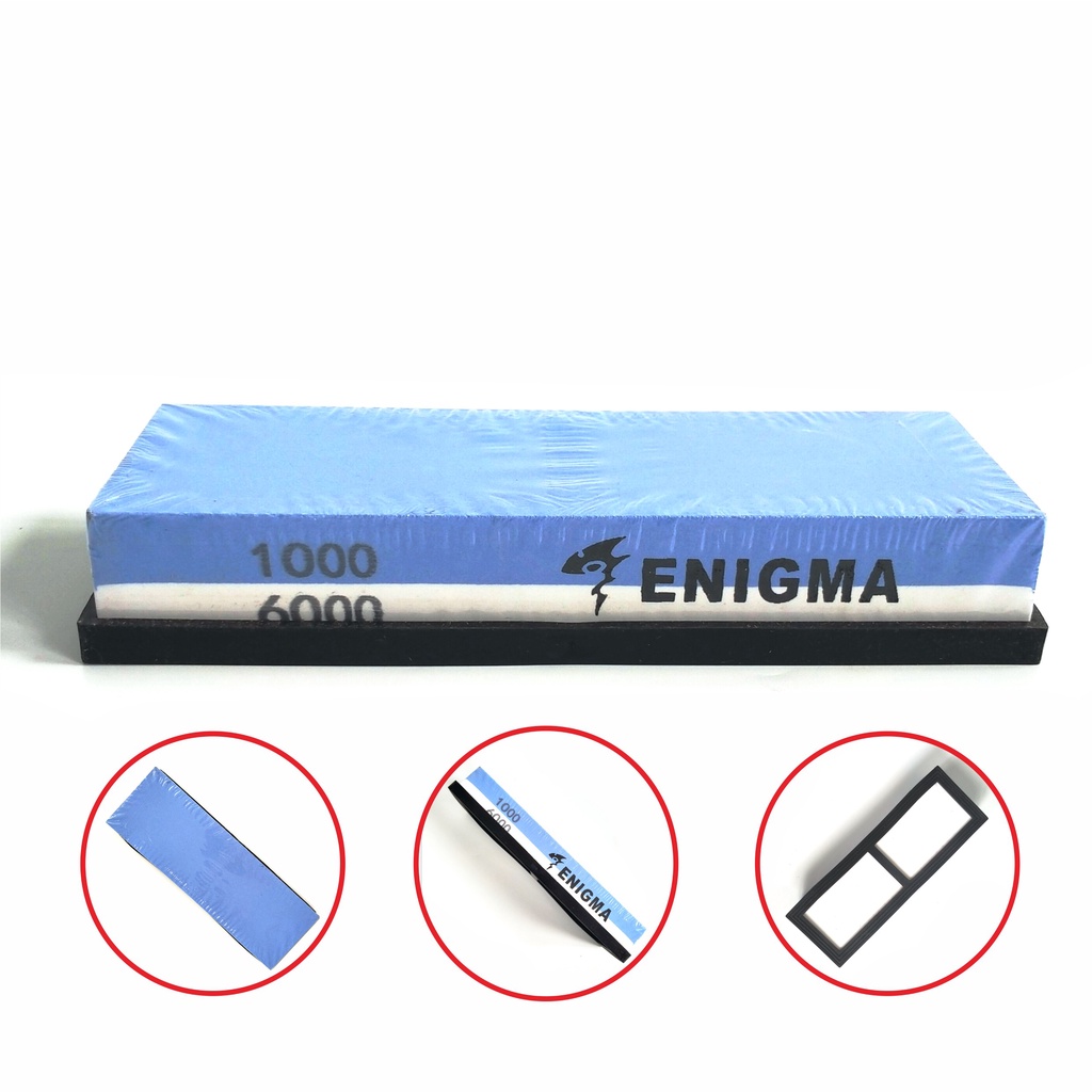 BATU ASAHAN GRIT 1000/6000 - WHETSTONE - PENGASAH PISAU - ENIGMAZONE