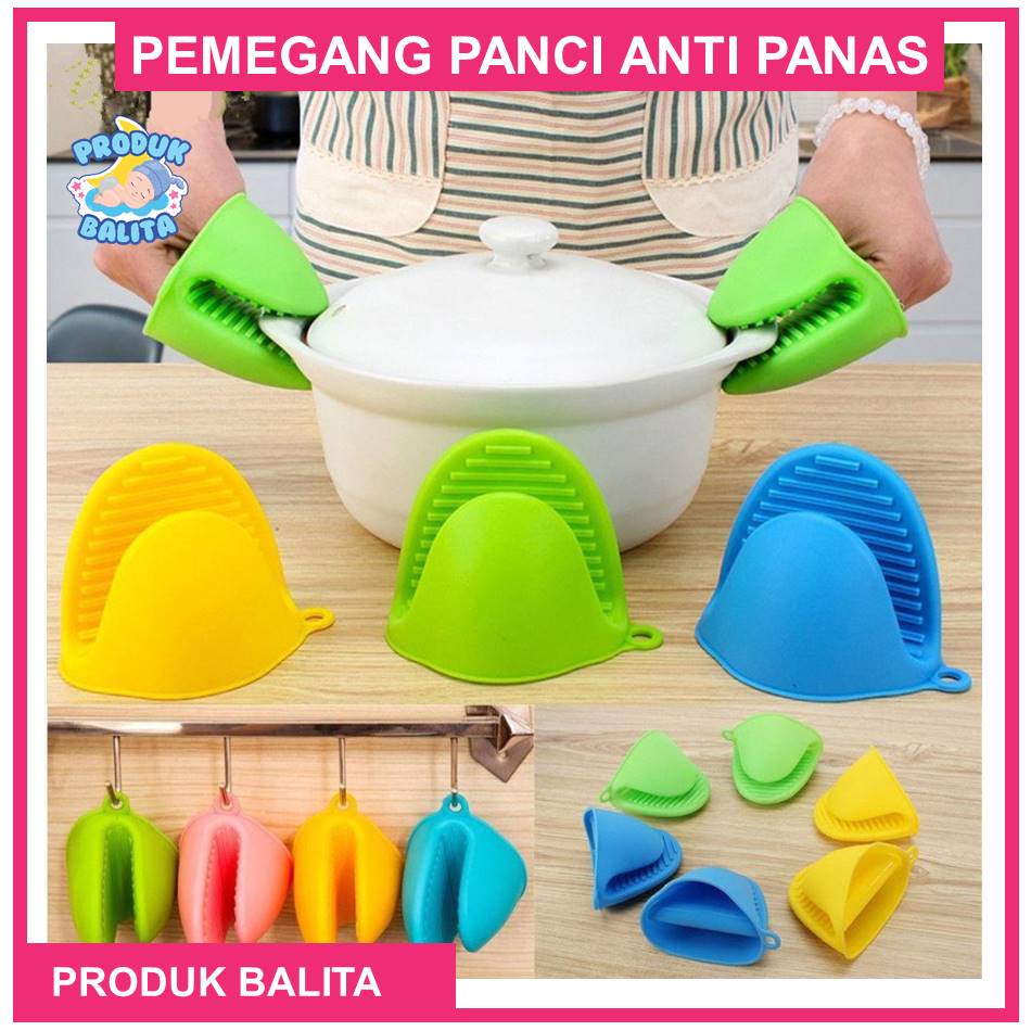 Pemegang Panci Anti Panas Sarung Tangan Silikon Silicone Gloves Oven