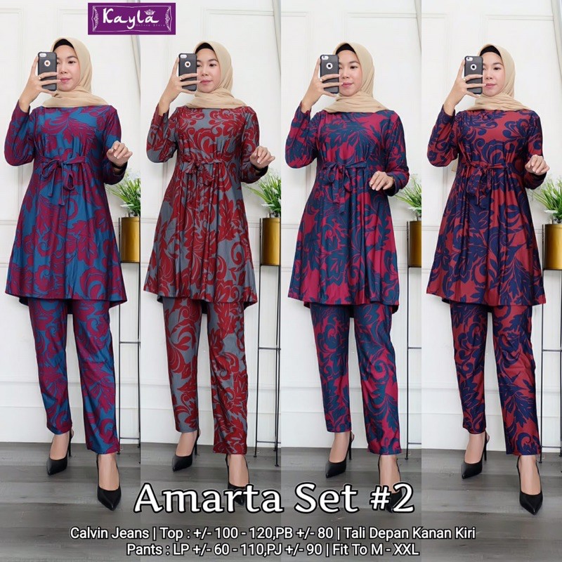 SETELAN CALVIN JEANS AMARTA SET #2 BY KAYLA