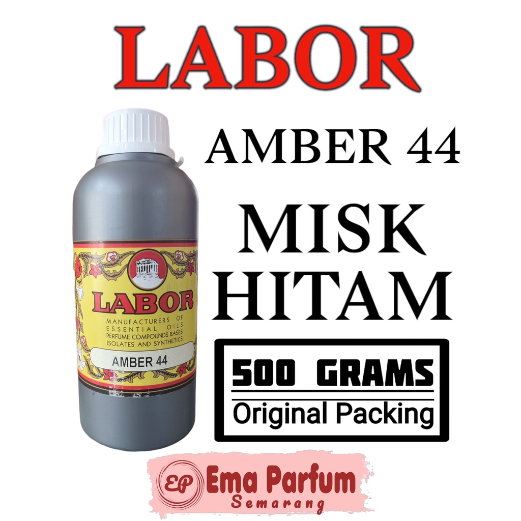 (500 GRAM) AMBER 44 SEGEL 500 GRAM BY LABOR. AMBAR 44 BIBIT MISIK HITAM, MISK HITAM.