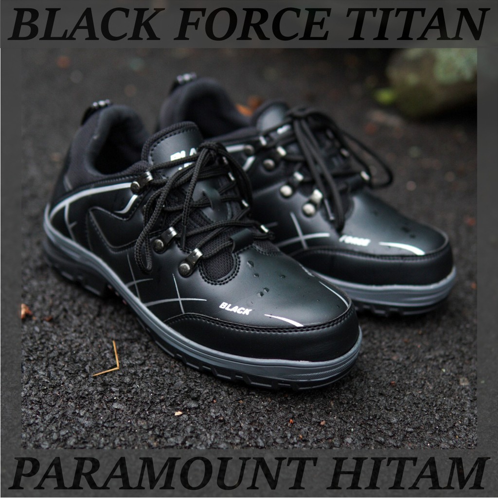 Sepatu boot hiking black forc Paramount septi sepatu gunung boot murah- sepatu olahraga pria kerja