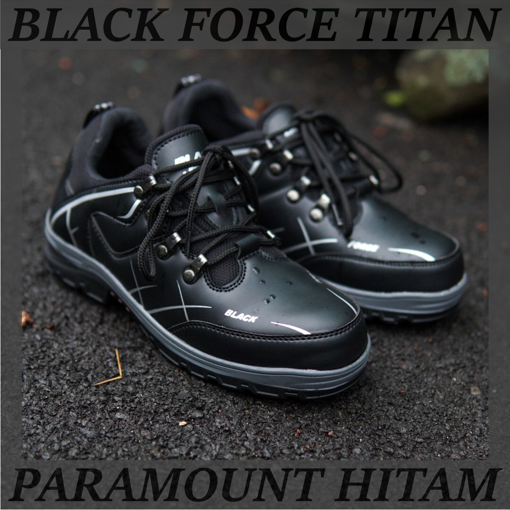 Sepatu boot hiking black forc Paramount septi sepatu gunung boot murah- sepatu olahraga pria kerja