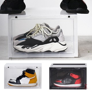 Sneaker Shoe Box Acrylic Sneaker Display Box Shoes Storage Case Organizers Stackable Foldable Shopee Indonesia