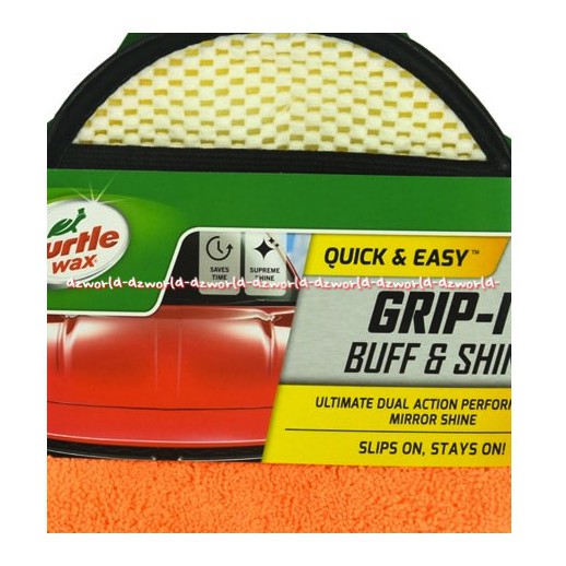 Turtle Wax Lap Microfiber Grip It Buff And Shine Kain Lap Membersihkan Sisa Wax