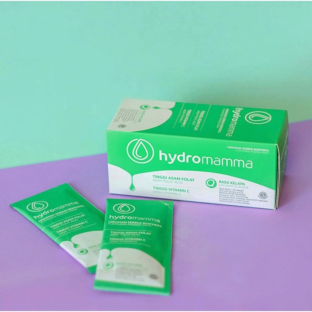 Hydromamma Nutrisi Ibu Hamil Rasa Kelapa 12 Sachet X 18Gr Exp Feb 2024