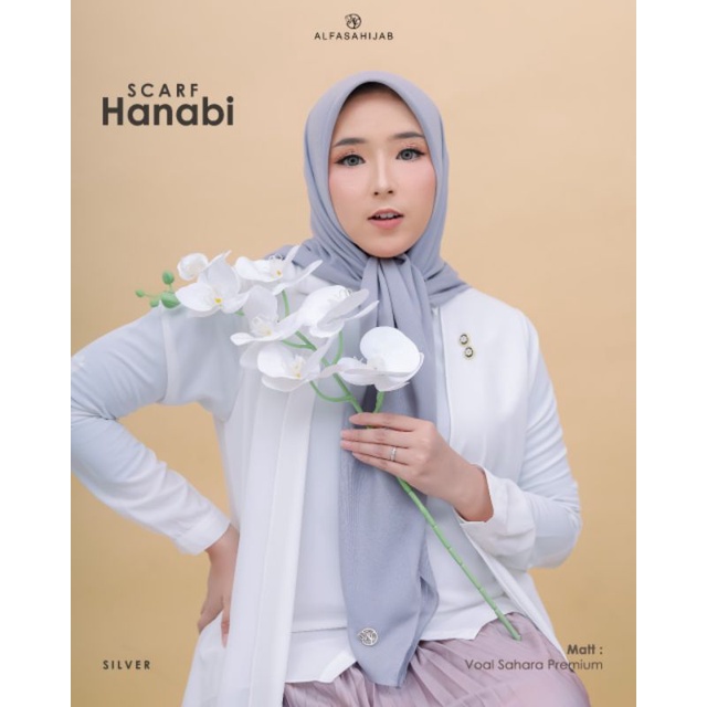 (Diskon 20%) Hanabi Scarf by alfasa hijab