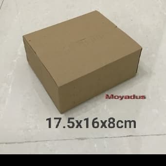 

kardus/karton/box uk. 17.5x16x8cm cocok untuk packing, singelwall polos