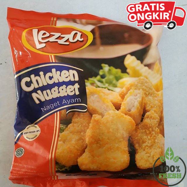 

NAGET AYAM LEZZA 400g NUGGET AYAM