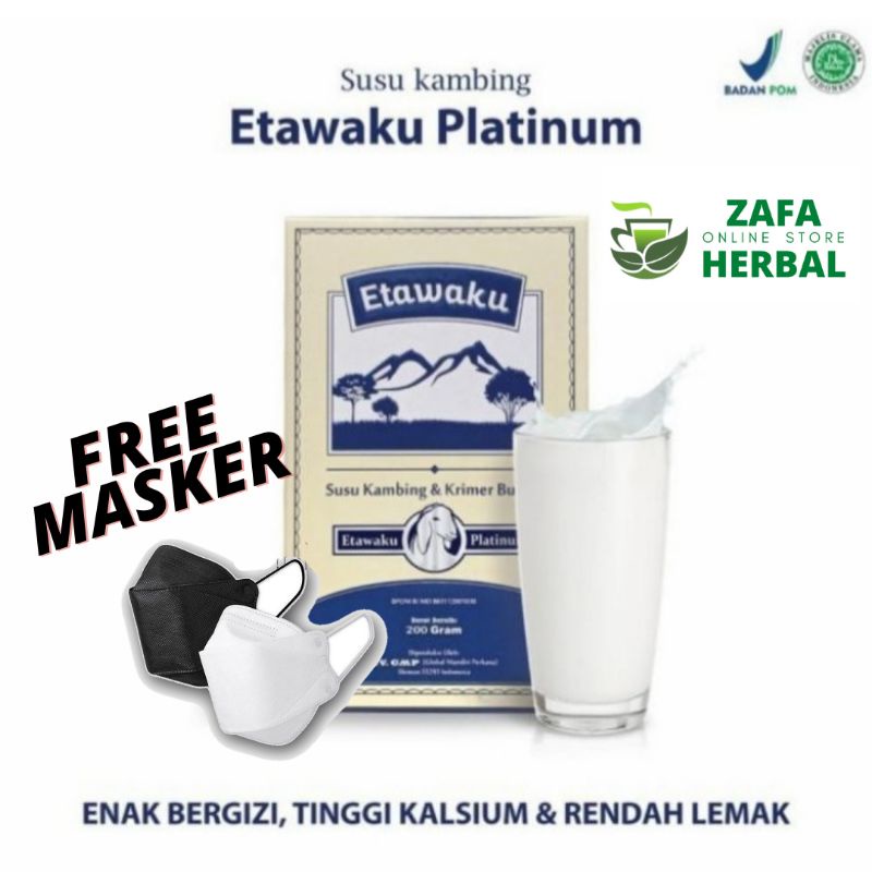 

ETAWAKU PLATINUM Susu Kambing Kesehatan Krimer Nabati Original