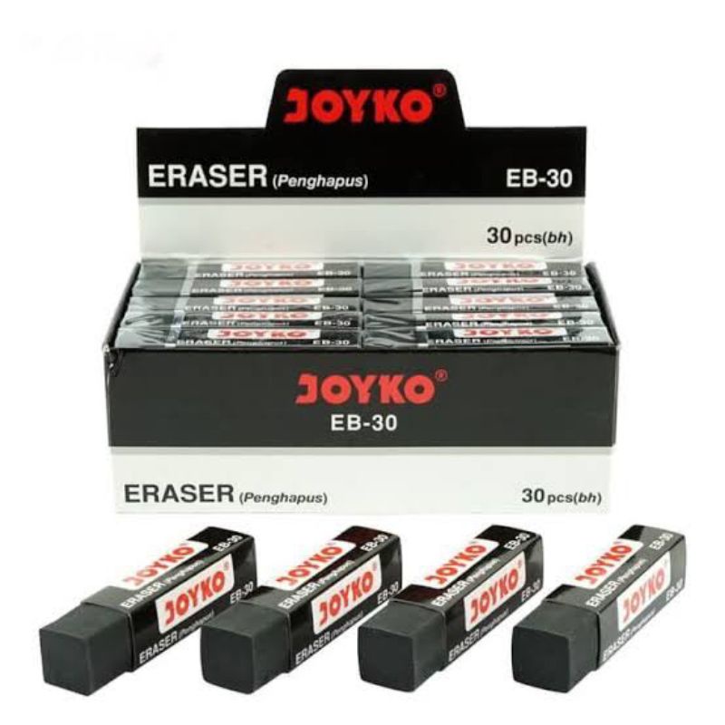 

Penghapus Joyko EB30/Stip panjang/Penghapus Panjang 1 pak Isi (30pcs)