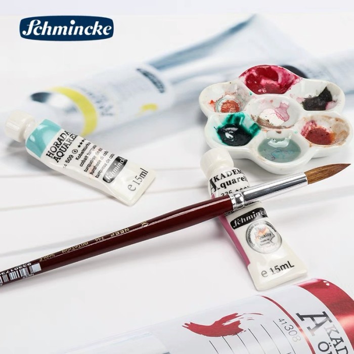 

Schmincke Porcelain Ceramic Brush Rest Holder Tatakan Kuas Keramik - Akademie-CadYH