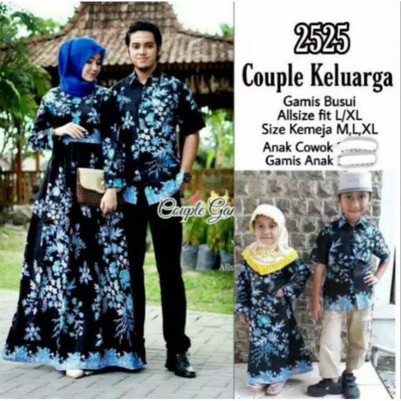Sumber Urip Grosir >> Classy Family  Couple Batik 2499 Motif Manggar Jayatri Couple