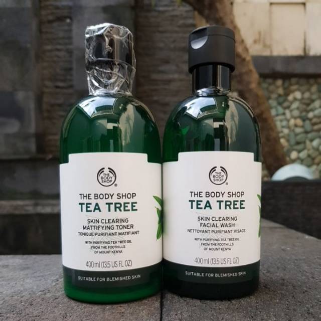 harga the body shop tea tree skin clearing facial wash