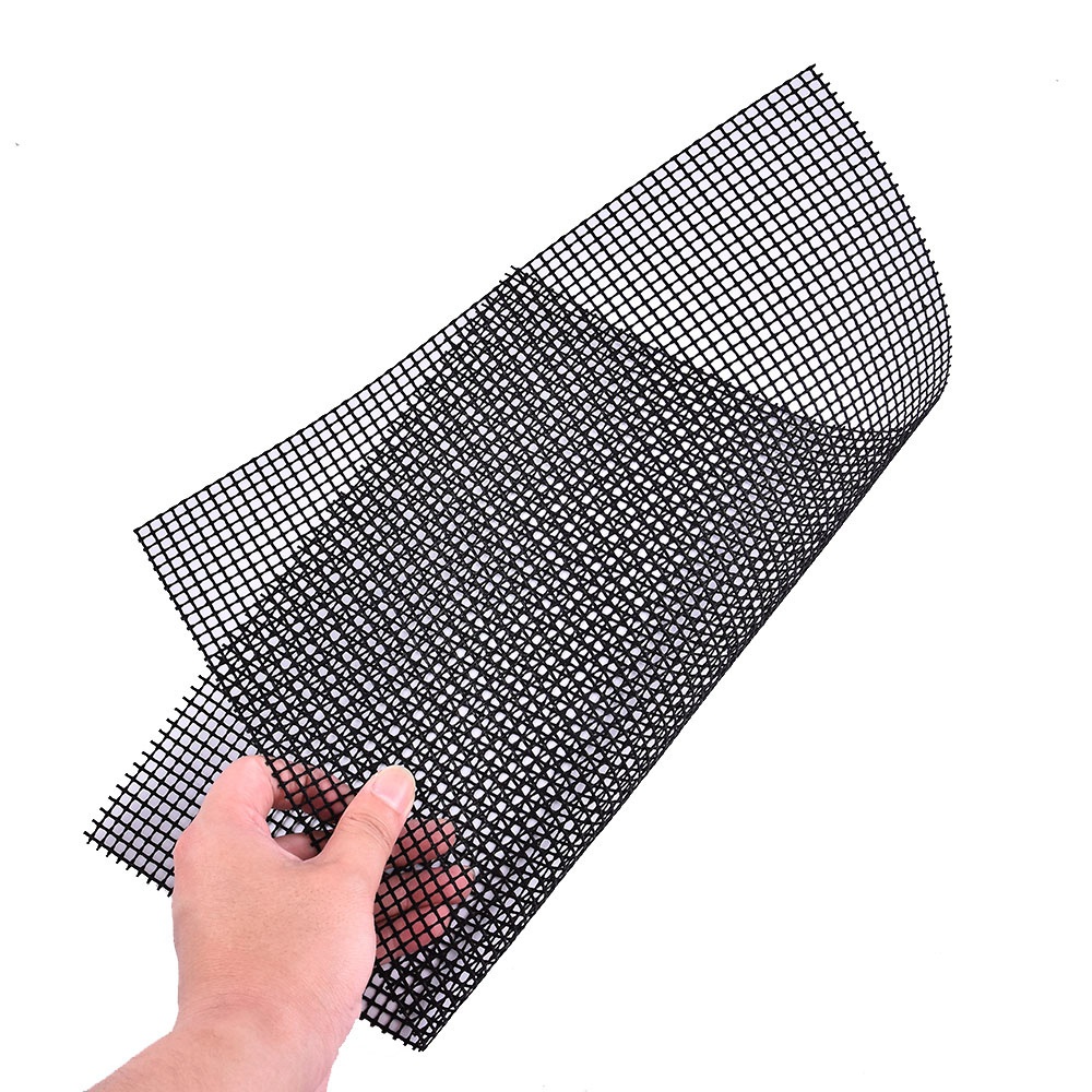 【COD Tangding】Reusable Cooking Baking BBQ Grill Mesh Non-Stick Mat Sheet Resistant Barbecue Meat