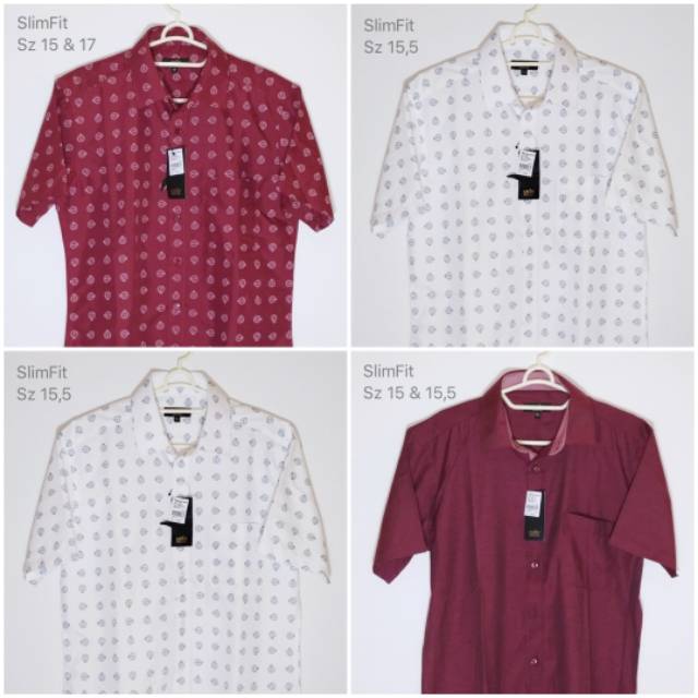 Kemeja Cole Slimfit Lengan Pendek FullTag