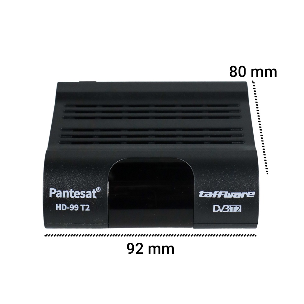 Taffware Pantesat Digital TV Tuner Set Top Box WiFi Receiver DVB-T2 - HD99 - Black