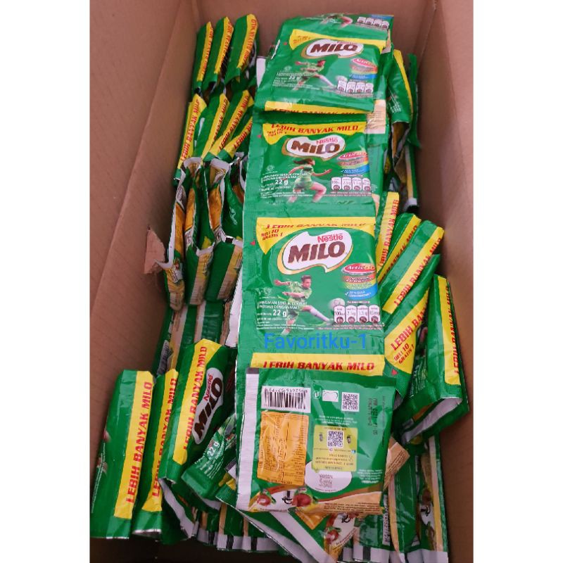 

MILO Nestle 22gr. 1 Renteng isi 11 Sachet