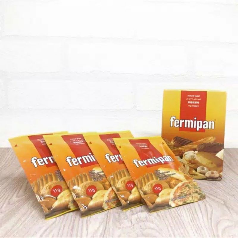 

Fermipan / Ragi Kering per kotak isi 4 Sachet