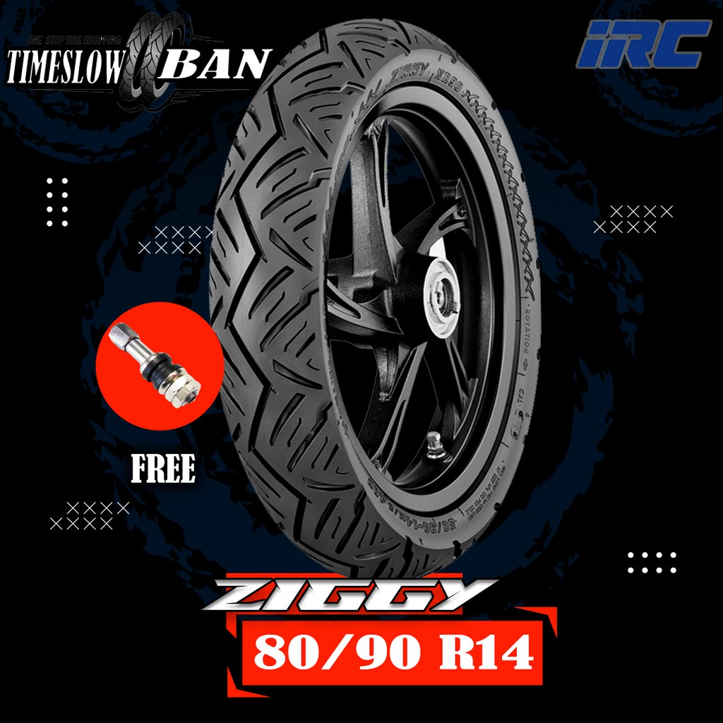 Ban Motor Matic // IRC NR90 ZIGGY 80/90 Ring 14 Tubeless