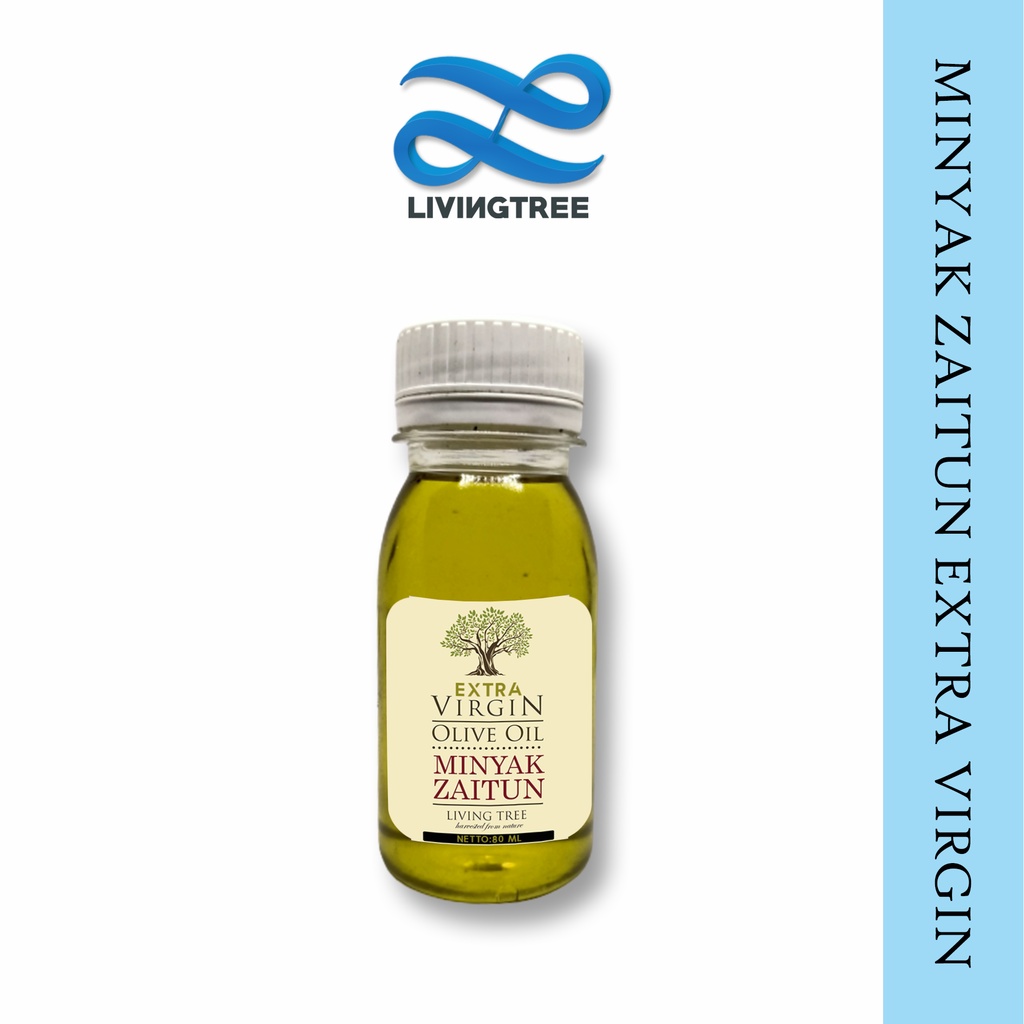 Minyak Zaitun Extra Virgin Olive Oil Living tree 80ml BISA DIMINUM