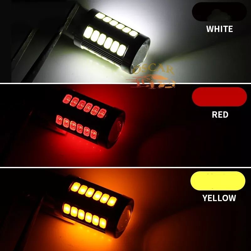 Lampu LED Sein Reting Sen T20 7440 LED Mata 33 SMD Super Bright Putih Mobil