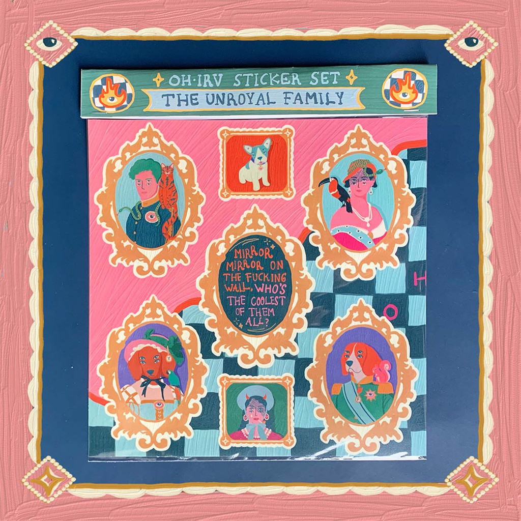 

OH.IRV "The Unroyal Family" Sticker Set