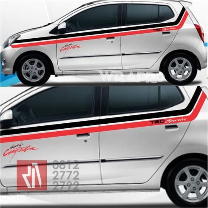 Sticker Mobil Cutting Striping Atas Agya Calya Mobilio Stiker 02