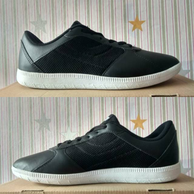 Sepatu casual Piero B-625 black white P50045 original