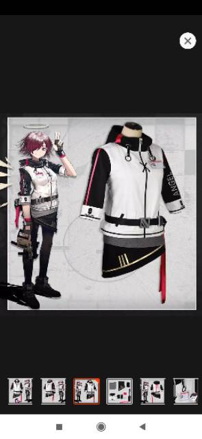 JAKET Arknights Exusiai Cosplay