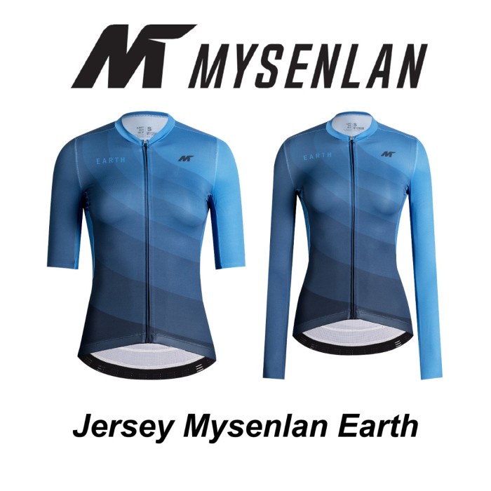 Jersey Women Mysenlan EARTH MCQSS001B Blue Short & Long Sleeve