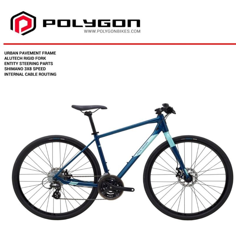 Sepeda Hybrid Polygon Path 2