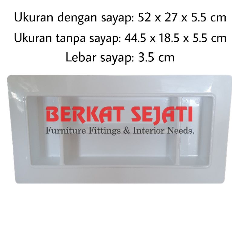 Rak Tempat Sendok Pisau Garpu Dapur Alat Tulis Kantor Sekat Laci CIS KECIL