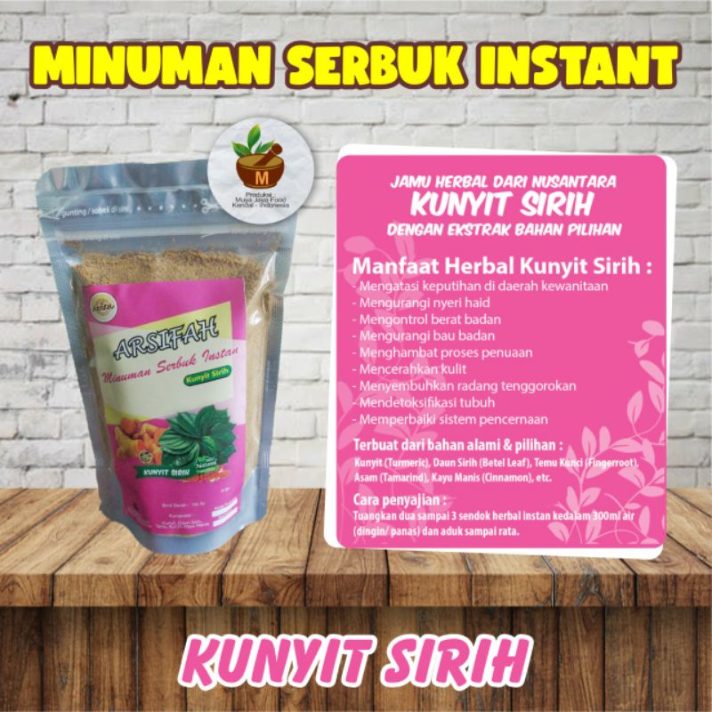 

Herbal Sehat Wanita / Ekstrak Kunyit Sirih