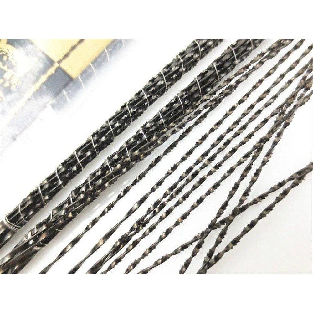 ST MATA GERGAJI SPIRAL No. 6  Panjang 130mm Wire Saw Blade Spiral Scroll Saw U Shape Hacksaw for